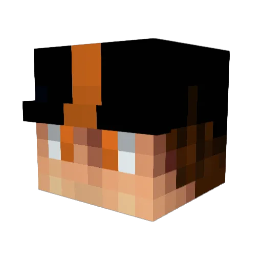 rcamo22 Minecraft avatar head, 3D render