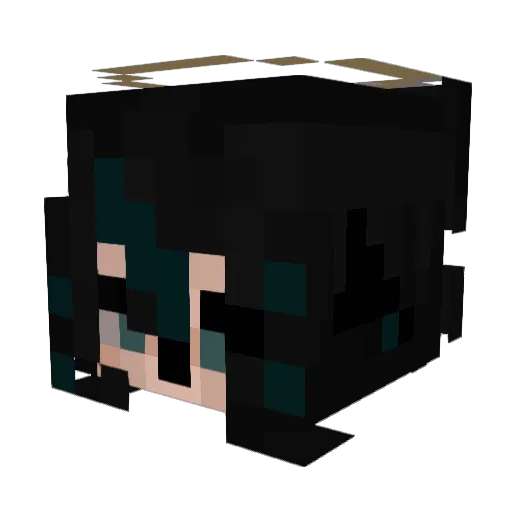 rcmarin Minecraft avatar head, 3D render