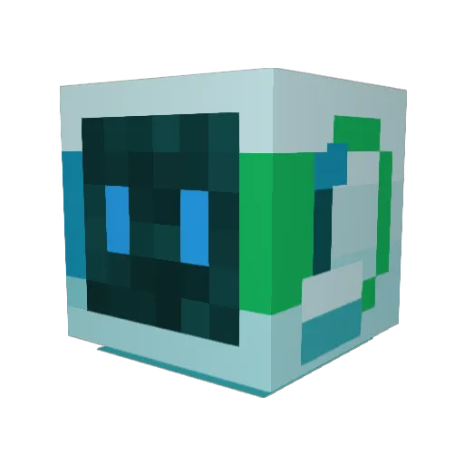 rcscr_ Minecraft avatar head, 3D render