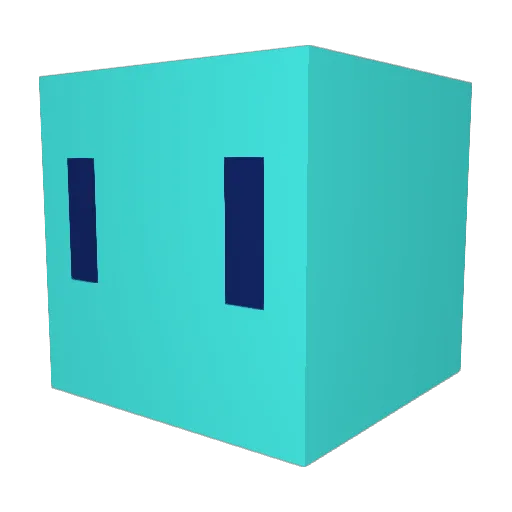 rcutler9 Minecraft avatar head, 3D render
