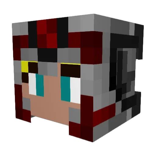 rdeemd Minecraft avatar head, 3D render