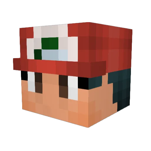 rdovey Minecraft avatar head, 3D render