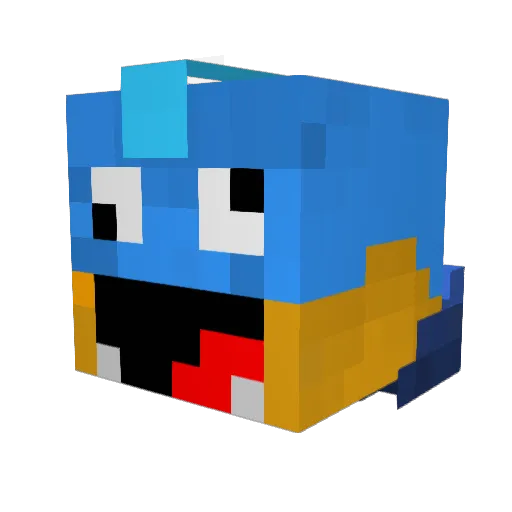 rdubbs9 Minecraft avatar head, 3D render