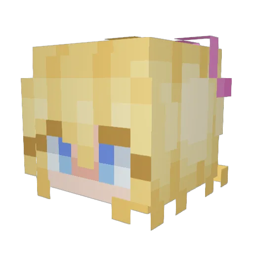 rdw38 Minecraft avatar head, 3D render
