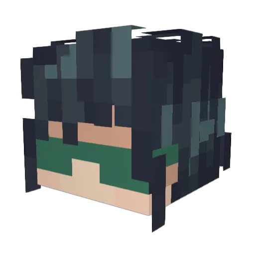 rdxb Minecraft avatar head, 3D render
