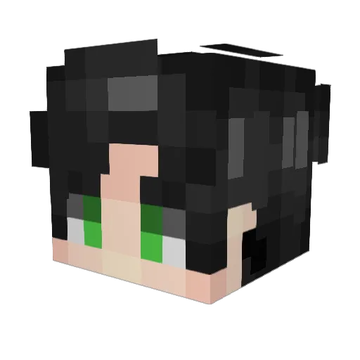 rdy11 Minecraft avatar head, 3D render