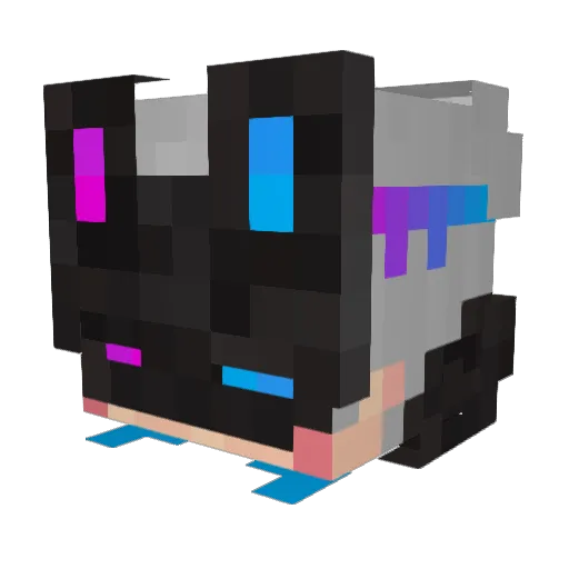 rdy2fly Minecraft avatar head, 3D render