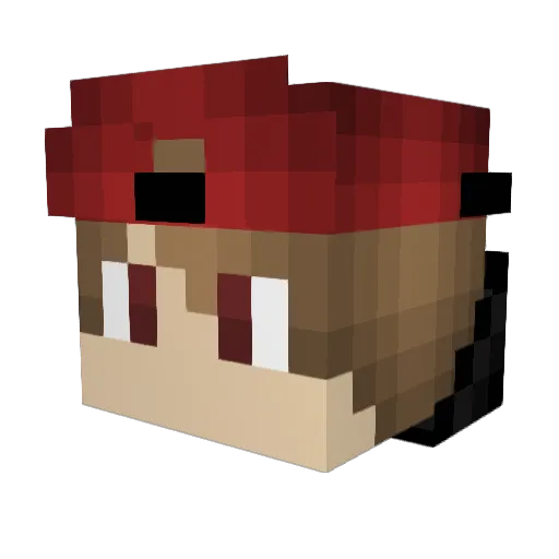 rdy4 Minecraft avatar head, 3D render