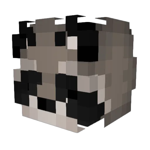 re5an Minecraft avatar head, 3D render