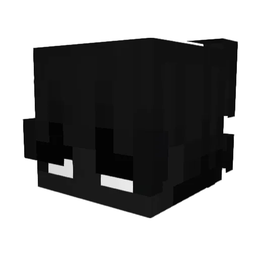 re6el Minecraft avatar head, 3D render