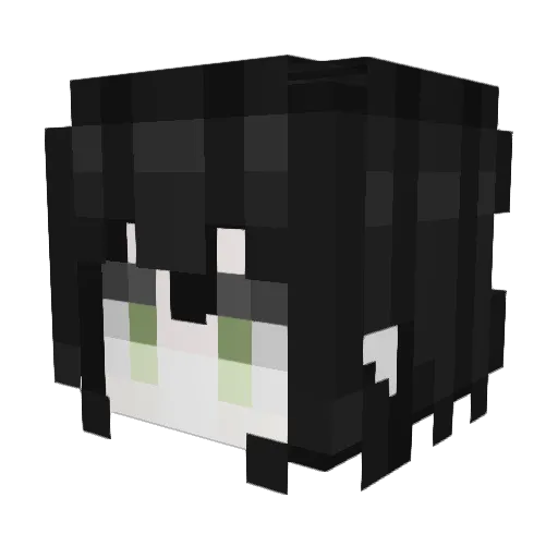 re_h_k_o Minecraft avatar head, 3D render