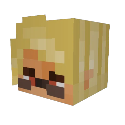 rea1mrbeast Minecraft avatar head, 3D render