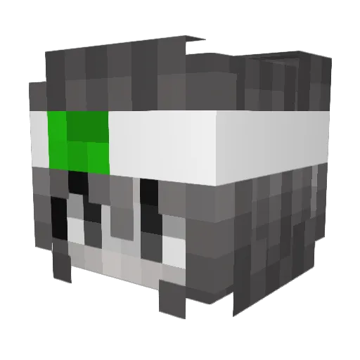 reachgod Minecraft avatar head, 3D render