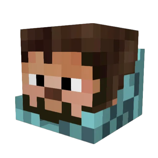 reacon76 Minecraft avatar head, 3D render