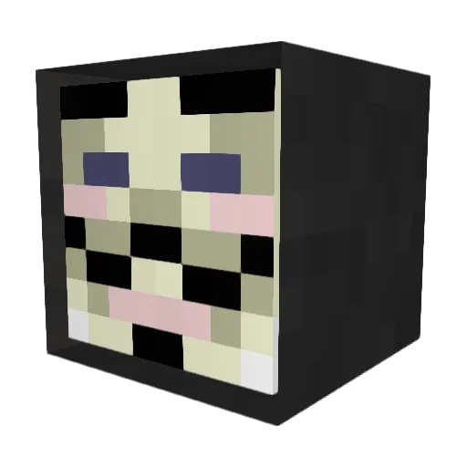 readable_name Minecraft avatar head, 3D render