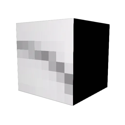 readingrainbows Minecraft avatar head, 3D render