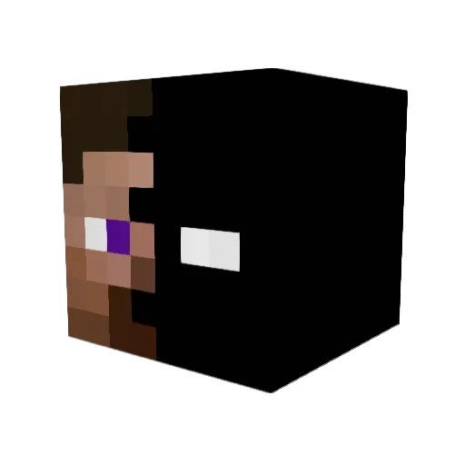 readus Minecraft avatar head, 3D render