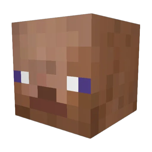 realBlacks_only Minecraft avatar head, 3D render