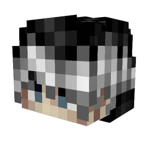 realFloriSpielt Minecraft avatar head, 3D render