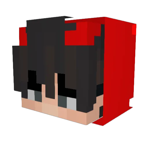 realRecepKOC Minecraft avatar head, 3D render
