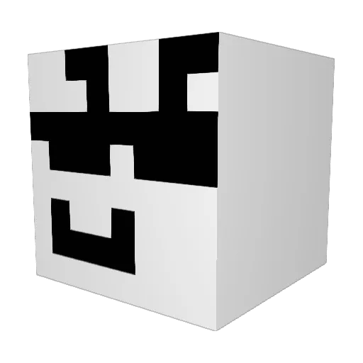realXYC Minecraft avatar head, 3D render