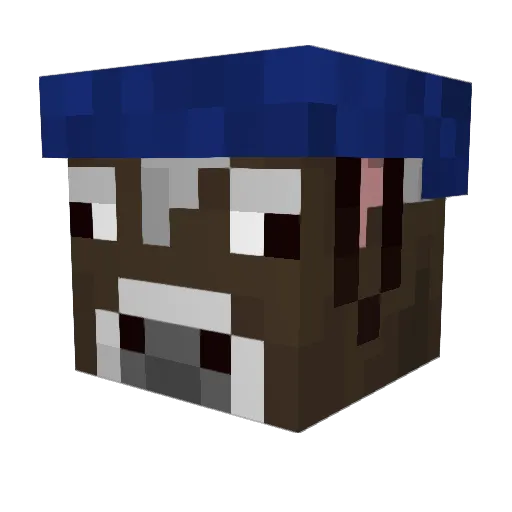 realYTlexo Minecraft avatar head, 3D render