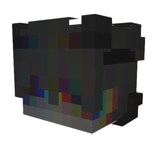 real_jivan Minecraft avatar head, 3D render