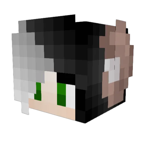realarocks Minecraft avatar head, 3D render