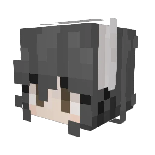 realastarte Minecraft avatar head, 3D render