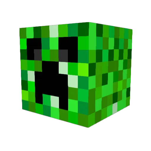 realavgn Minecraft avatar head, 3D render
