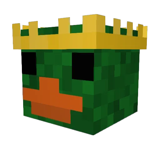 realducklord Minecraft avatar head, 3D render