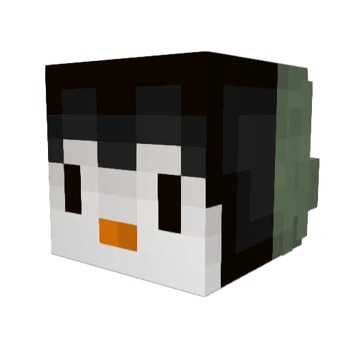 realezbakeoven Minecraft avatar head, 3D render
