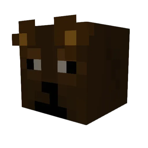 realgumbi Minecraft avatar head, 3D render