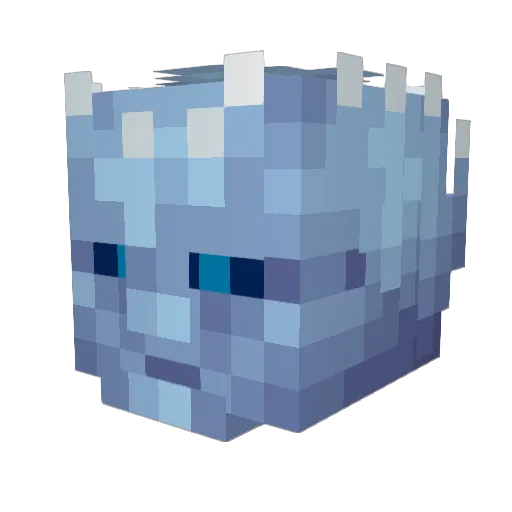 realhatsunemiku Minecraft avatar head, 3D render
