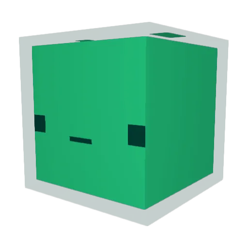 realis Minecraft avatar head, 3D render