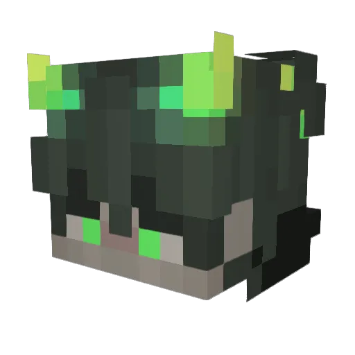 realkule Minecraft avatar head, 3D render