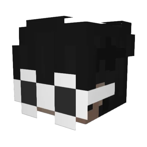 really_maslo Minecraft avatar head, 3D render