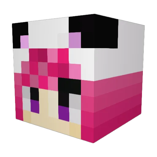 reallybigdreams Minecraft avatar head, 3D render