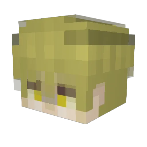 reallybigmonkey1 Minecraft avatar head, 3D render