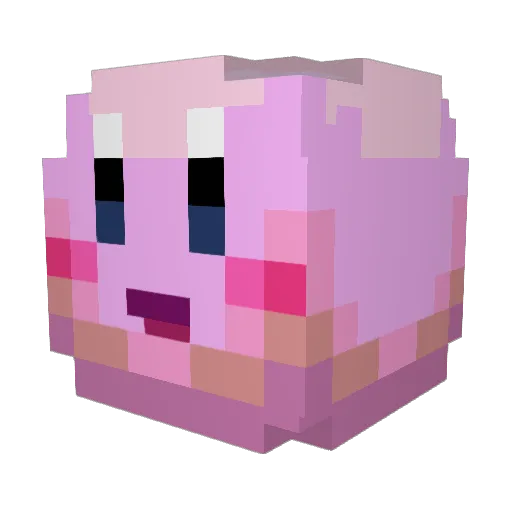 reallyc00lhat Minecraft avatar head, 3D render