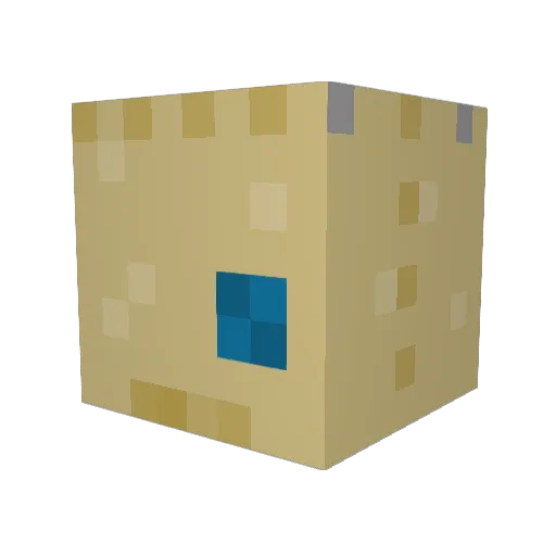 reallycoolwig198 Minecraft avatar head, 3D render