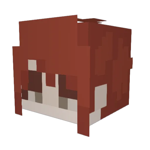 reallymoistmilk Minecraft avatar head, 3D render