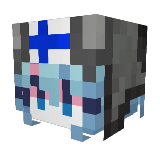 reallyroget Minecraft avatar head, 3D render