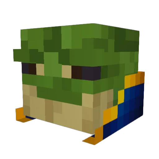 realmagicalfrog Minecraft avatar head, 3D render
