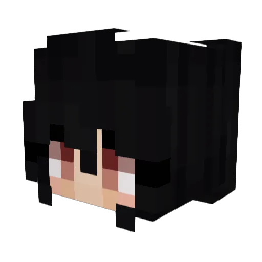 realmenhavecake Minecraft avatar head, 3D render