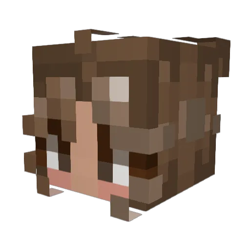 realryder18 Minecraft avatar head, 3D render