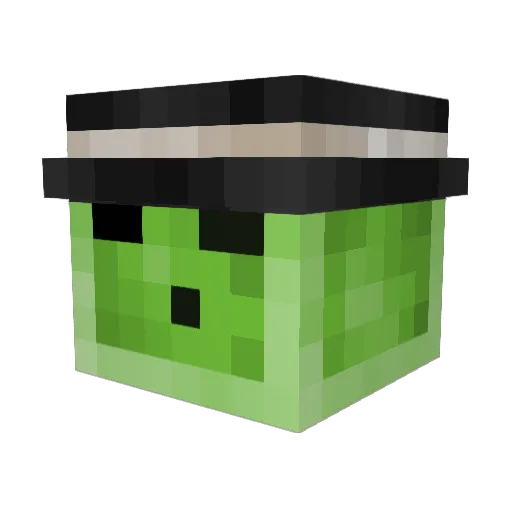 realtenox Minecraft avatar head, 3D render
