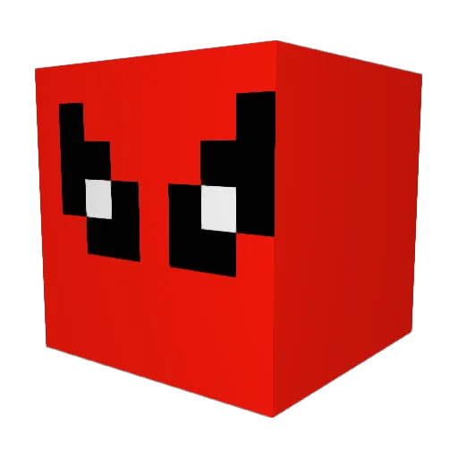 realtwiggy Minecraft avatar head, 3D render
