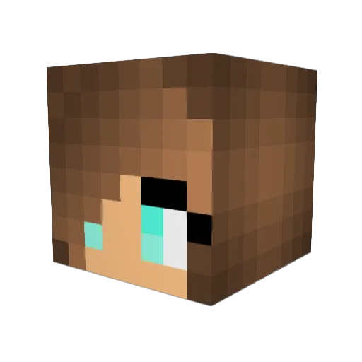 reamccly Minecraft avatar head, 3D render