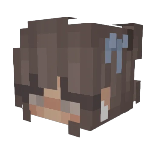 reane11 Minecraft avatar head, 3D render
